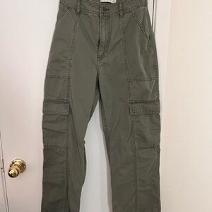 Abercrombie & Fitch Green Cargo Pants